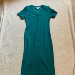 Trellis brand green long dress size 10
